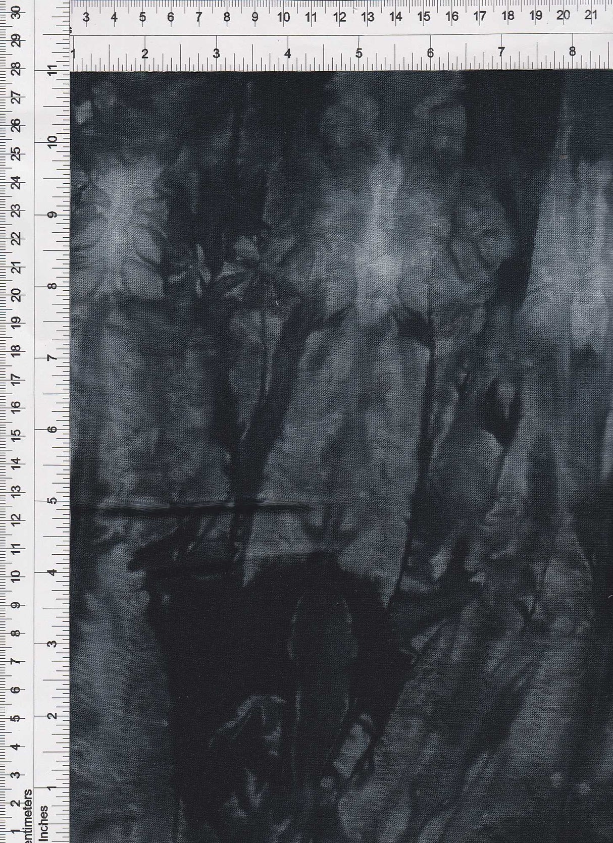 1 Yard Tie Dye French Terry Loop Back Brushed Knit Fabric 190 GSM, 58/60'' Wide Rayon Poly Spandex Blend