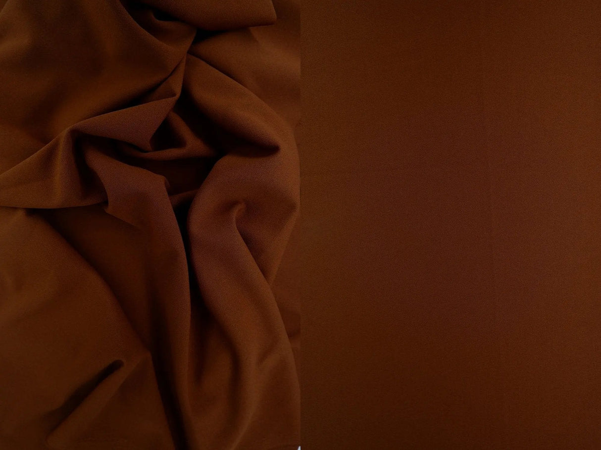 1 Yard Solid Techno Crepe Fabric, Heavy Stretch 58/60" Wide for Apparel