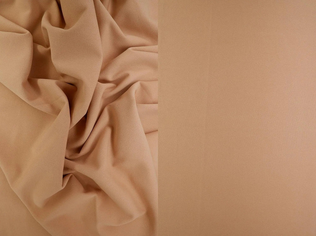 1 Yard Solid Techno Crepe Fabric, Heavy Stretch 58/60" Wide for Apparel