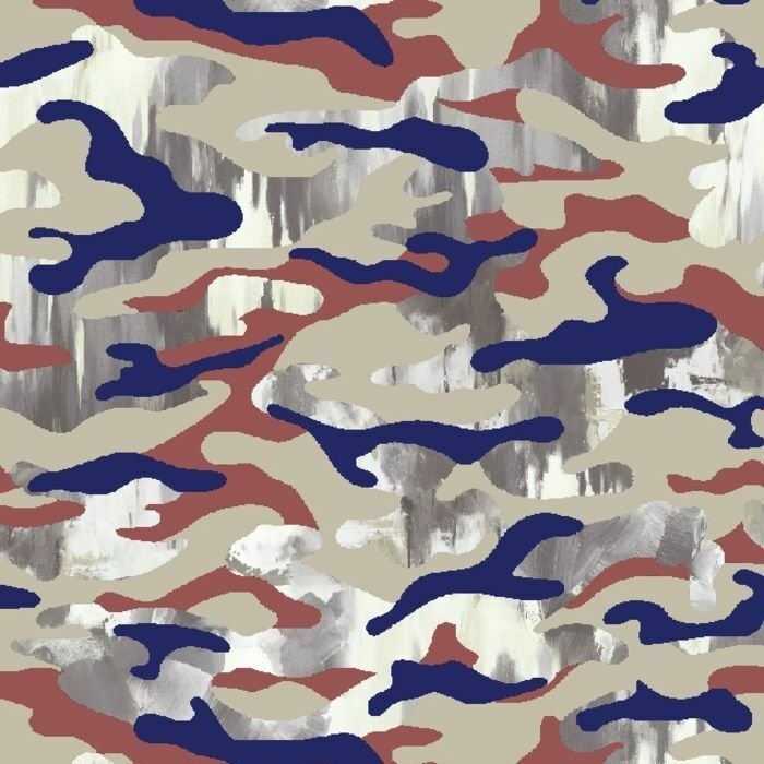 Printed Spandex Painted Camouflage Fabric