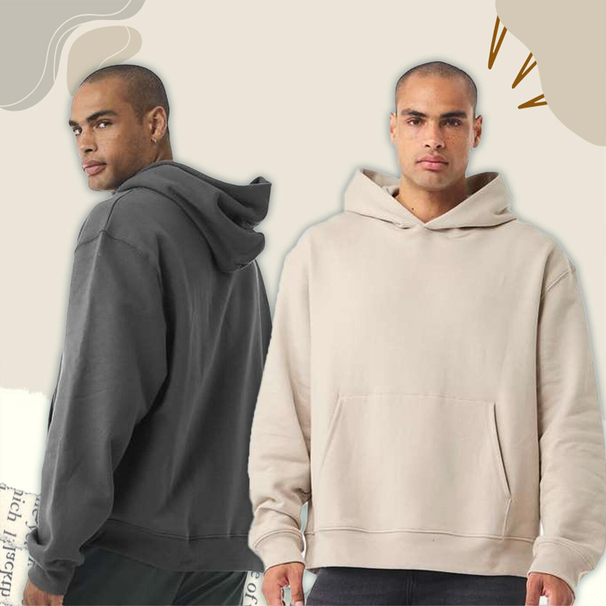 BELLA + CANVAS® Unisex 10 oz Heavyweight Hoodie Sweatshirt Cotton Polyester