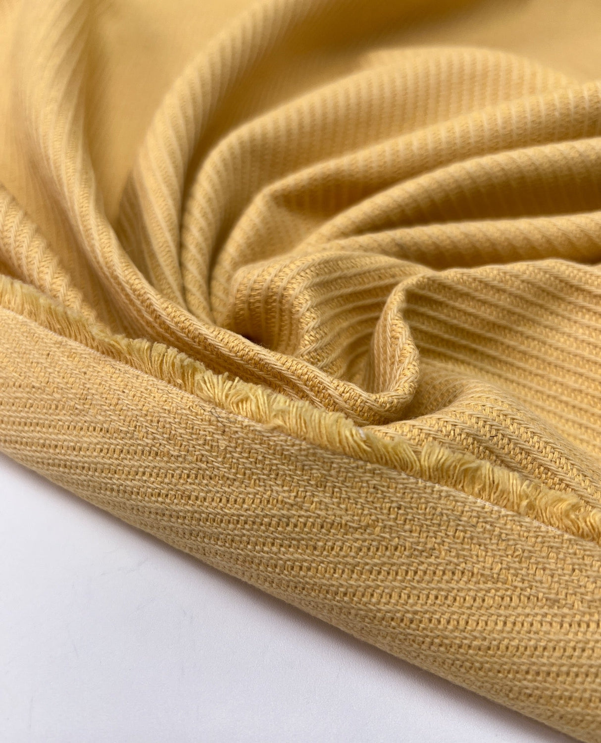 Cotton Wool Twill Fabric Yellow Shades