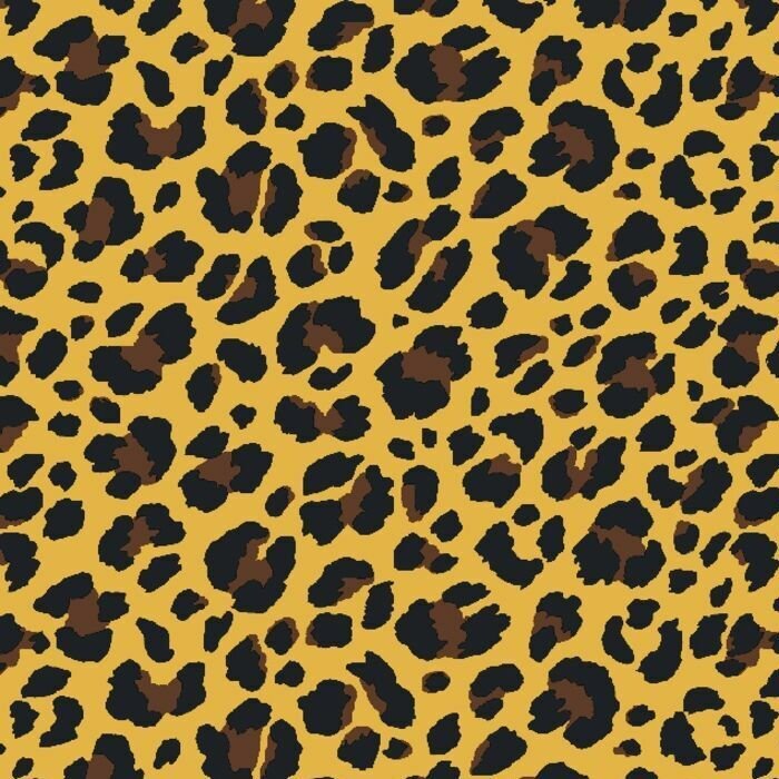 Cotton Poly Spandex Jersey White Animal Skin