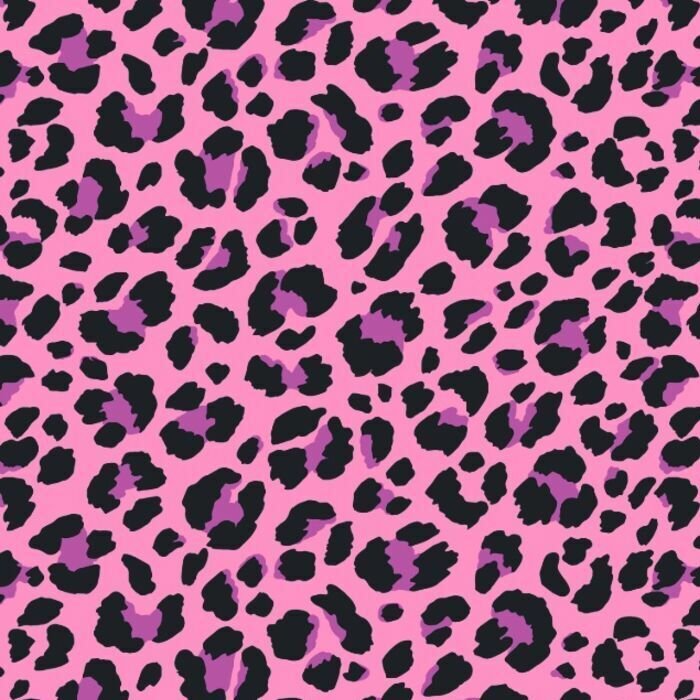 Cotton Poly Spandex Jersey White Animal Skin