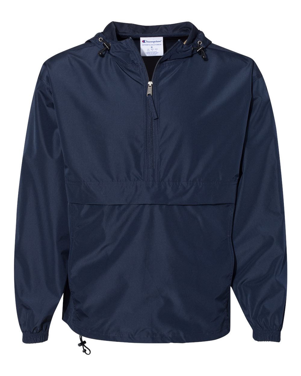 Champion® Hooded Packable Quarter-Zip Jacke