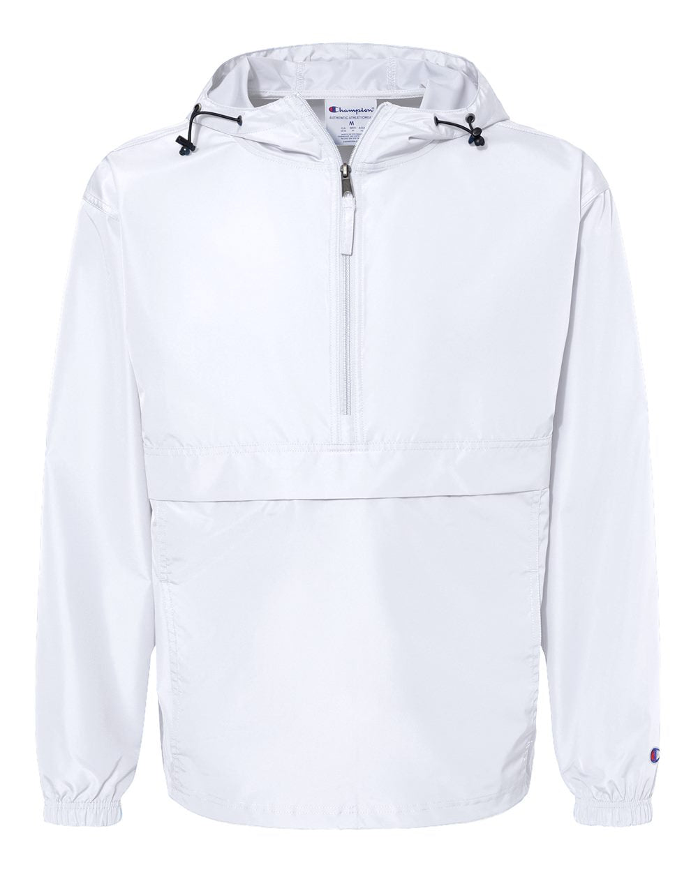 Champion® Hooded Packable Quarter-Zip Jacke