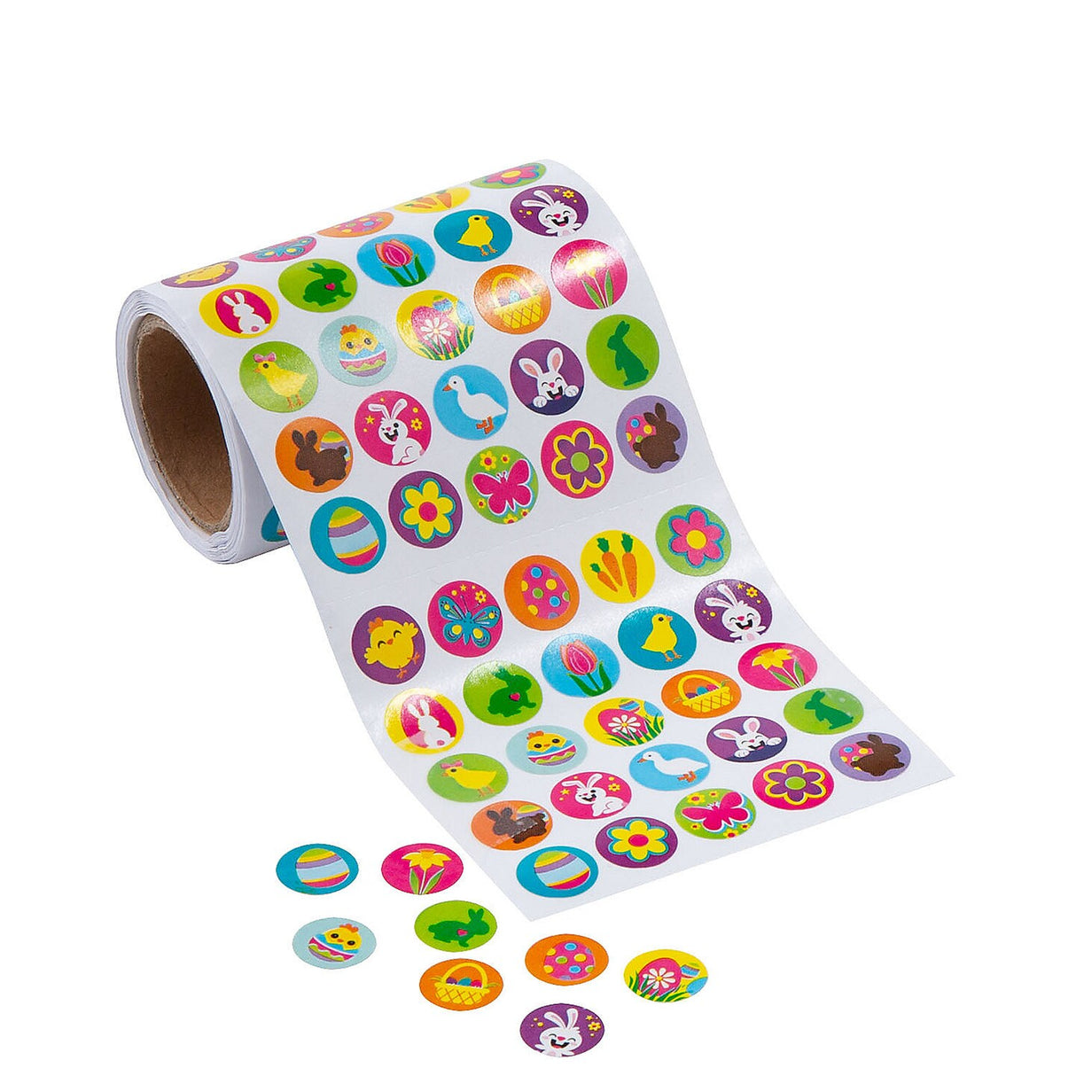 Mini Easter Sticker Roll Bulk 1000 Pc.
