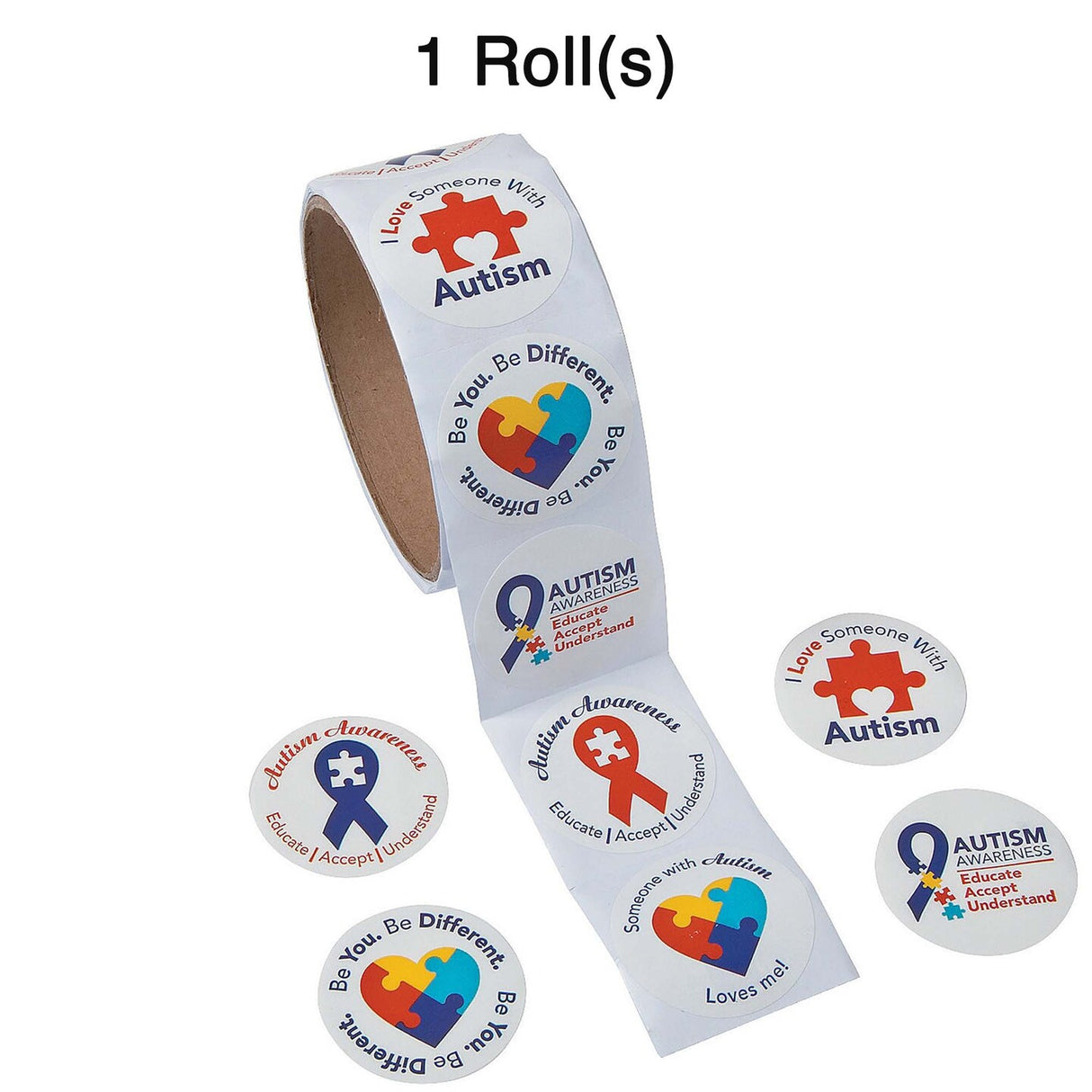 Iconic Easter Sticker Roll 100 Pc.