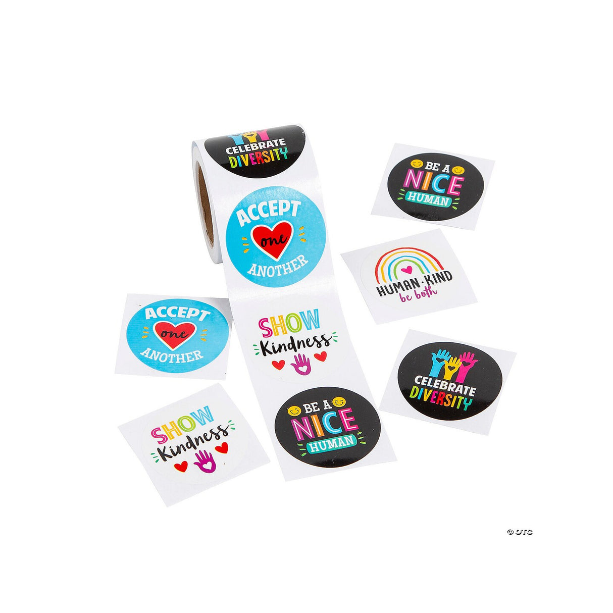 Humankind & Diversity Sticker Roll 100 Pc.
