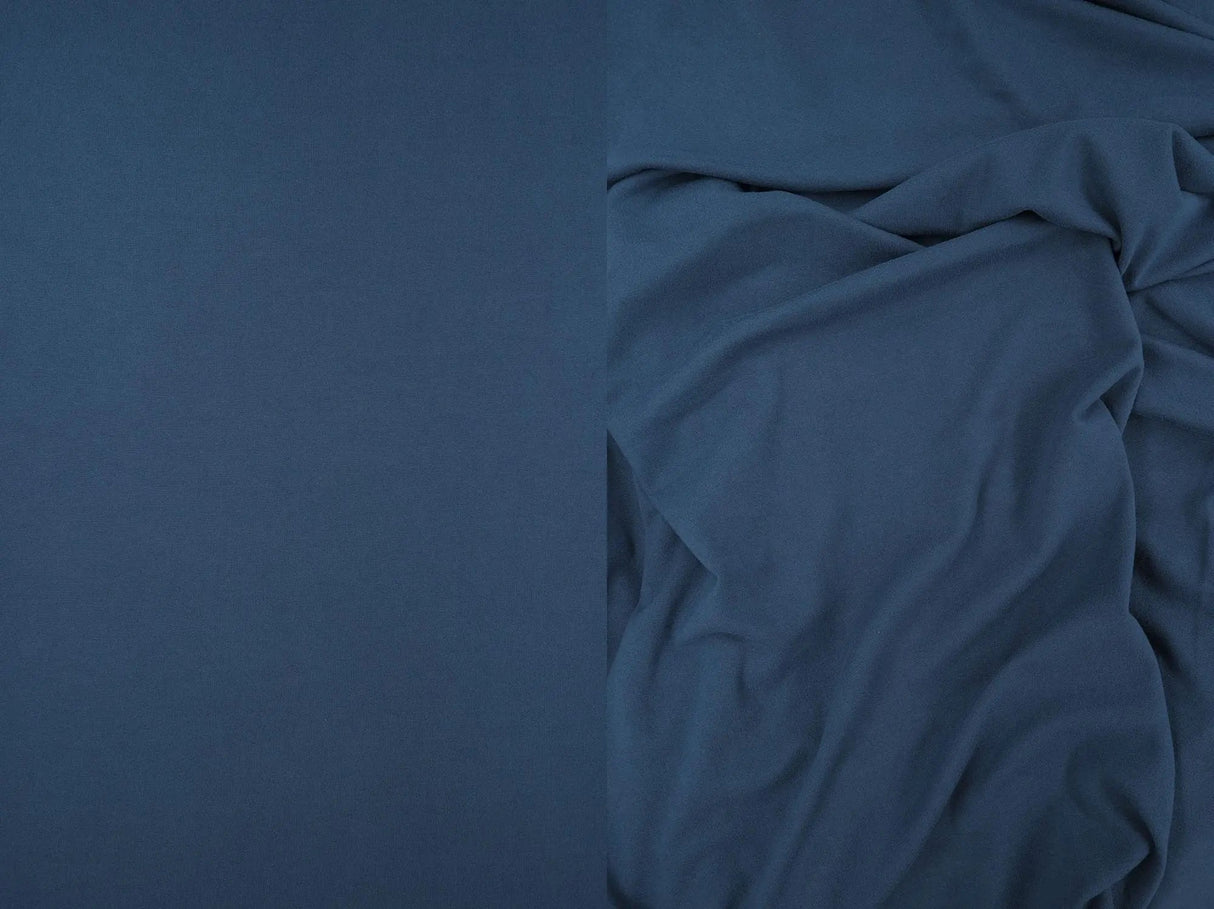 1 Yard DTY Brushed Solid Knit Fabric, 58/60'' Wide Polyester Spandex Blend