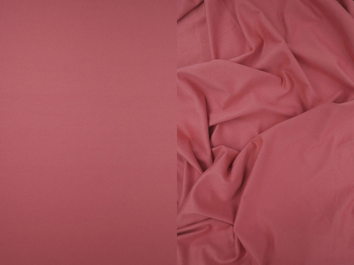 1 Yard DTY Brushed Solid Knit Fabric, 58/60'' Wide Polyester Spandex Blend