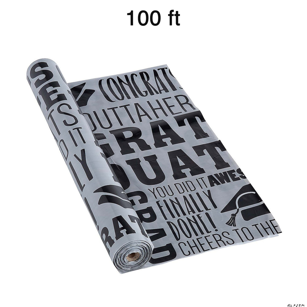 40" x 100 ft. Rad Grad Disposable Plastic Tablecloth Roll