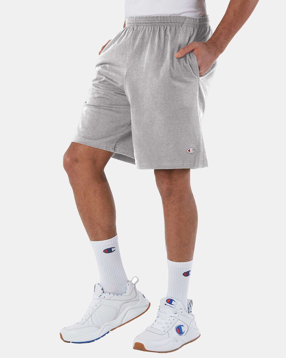 Champion® Cotton Jersey 9" Shorts with Pockets