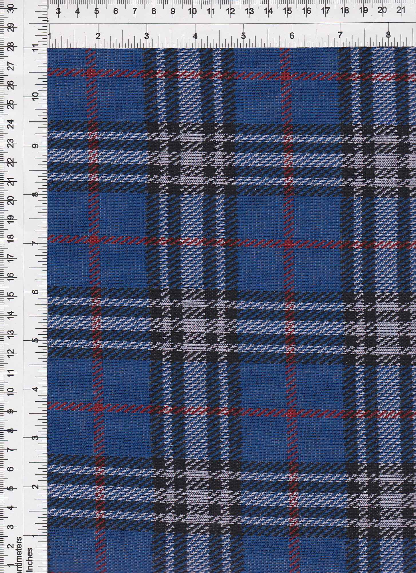 Double Knit Jacquard Plaid Fabric Stretch Polyester Spandex 58/60 Inches Wide