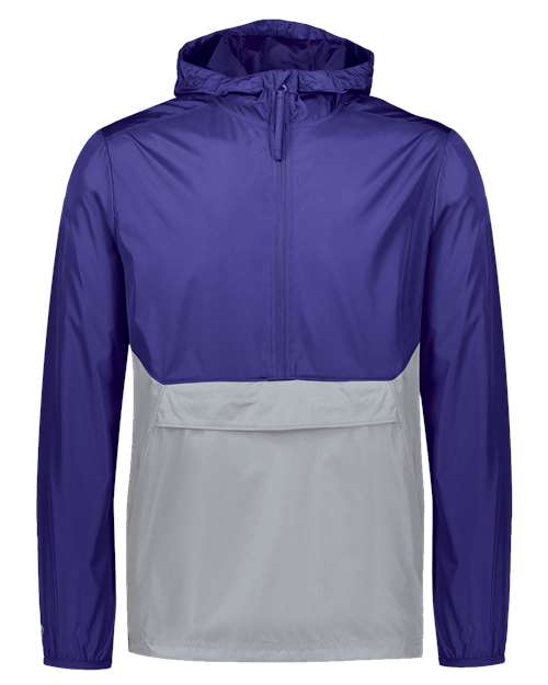 Men's Packable Quarter-Zip Water-Resistant Jacket
