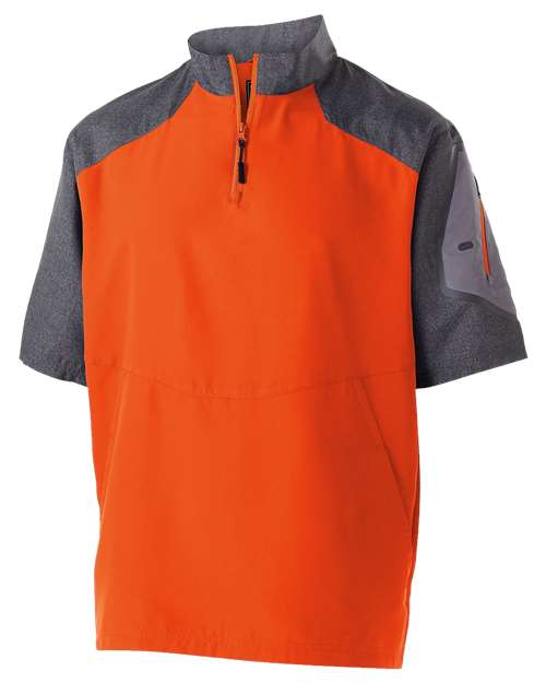 Holloway Unisex Raider Short Sleeve Quarter-Zip Pullover