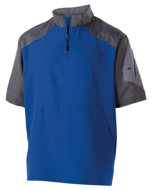 Holloway Unisex Raider Short Sleeve Quarter-Zip Pullover