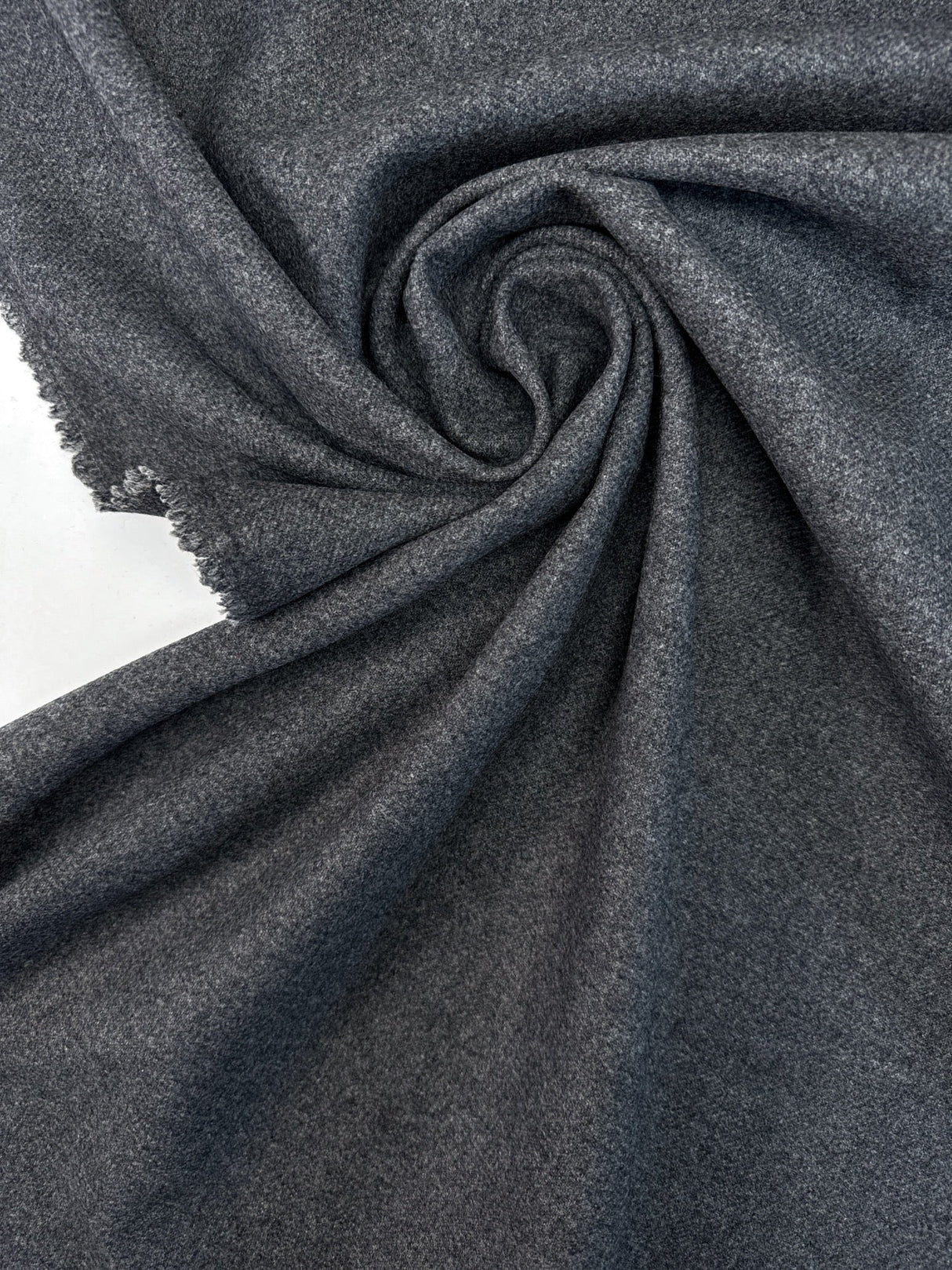 Wool Polyamide Tweed Gray