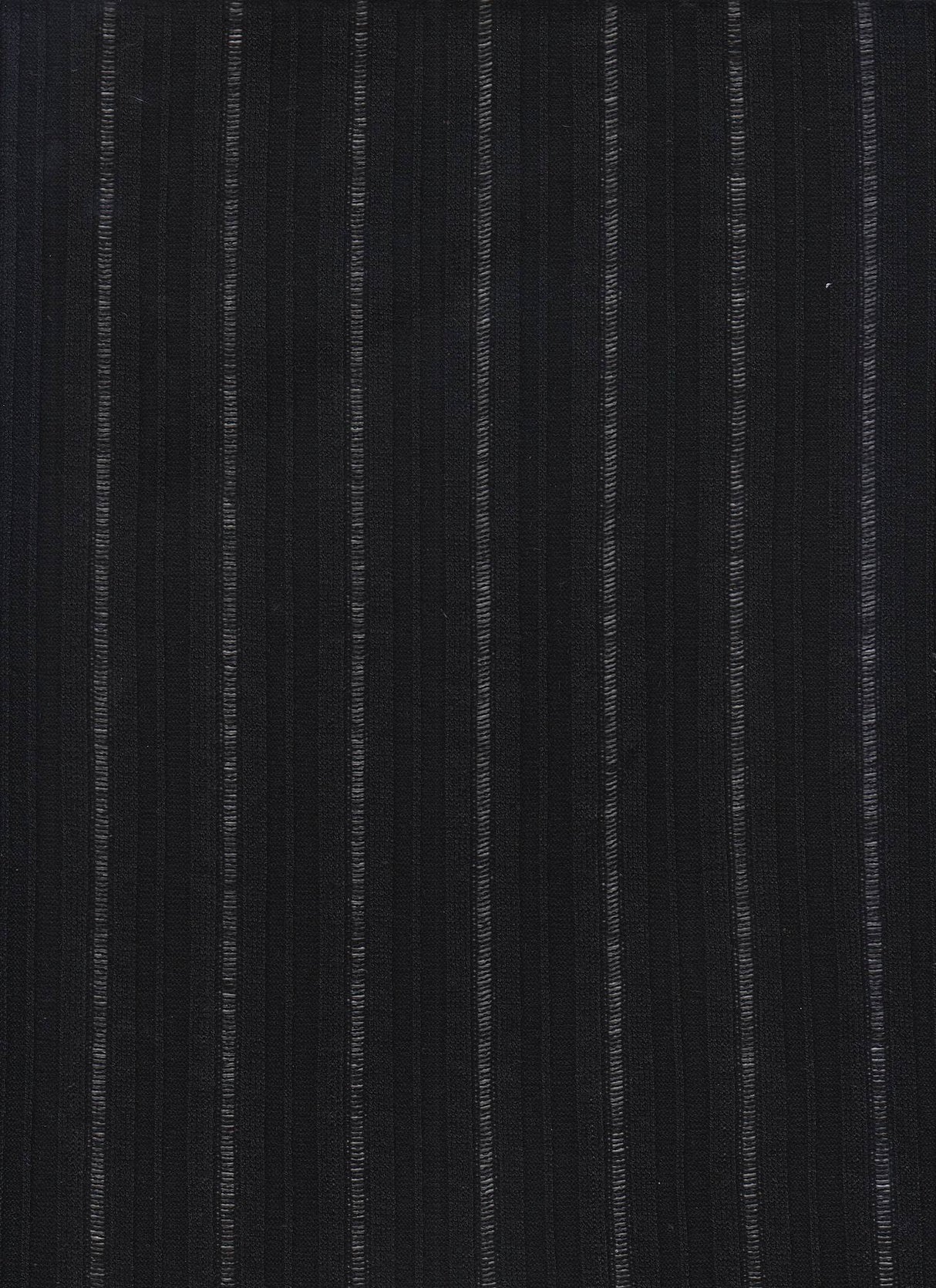 Irregular Rib Stretch Knit Fabric Black