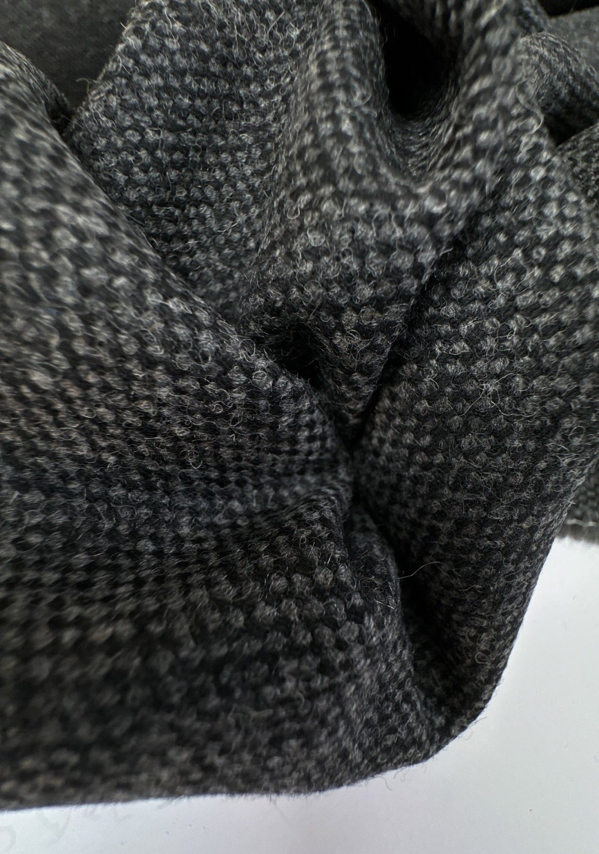 Wool Tweed Melange Blue