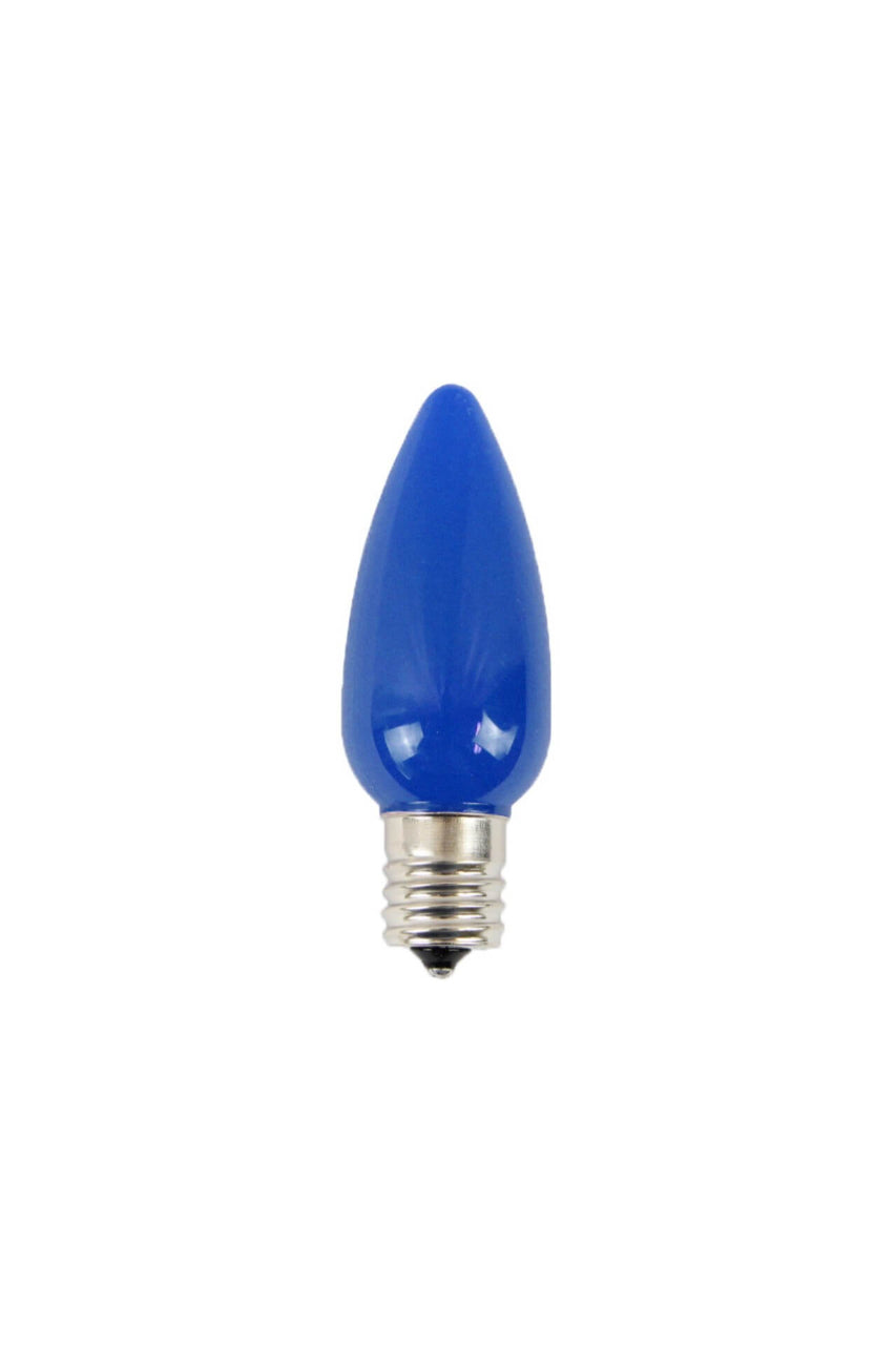C9 Wonderful LED SMD Bulb (25 bulbs/bag) - Frosted, Blue