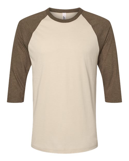 American Apparel Unisex CVC Three-Quarter Sleeve Tee