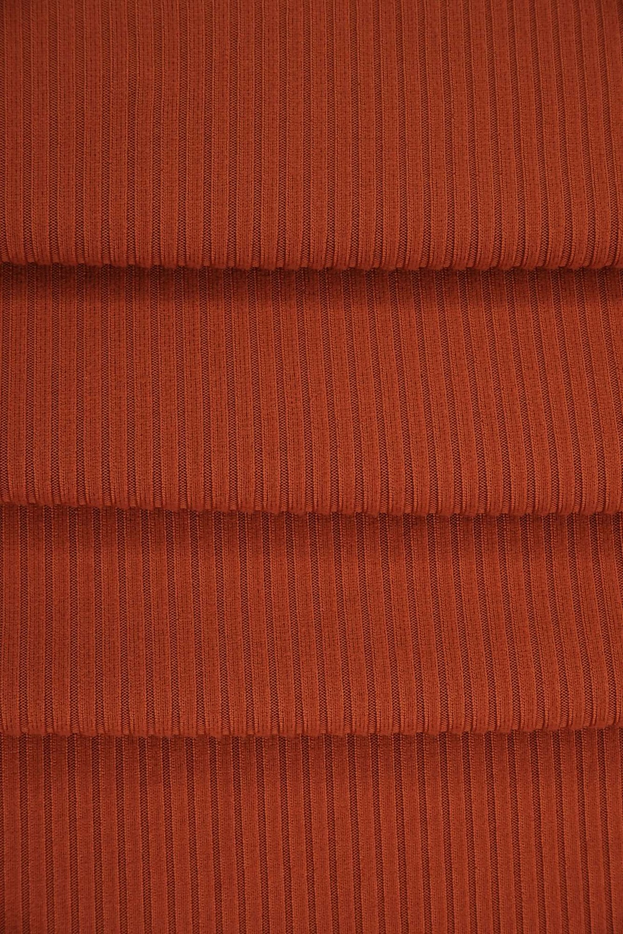 Rib Solid Stretch Knit Fabric