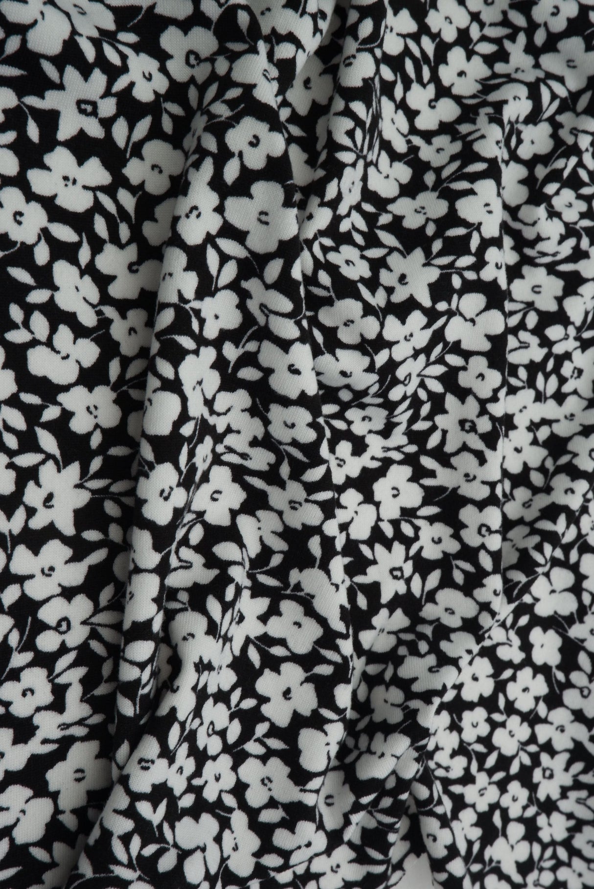 DTY Brushed Floral Print Knit