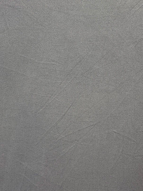 1 Yard Solid Slate Gray Double Brushed Jersey Knit Fabric Soft Lightweight Stretch Material 60 Inches