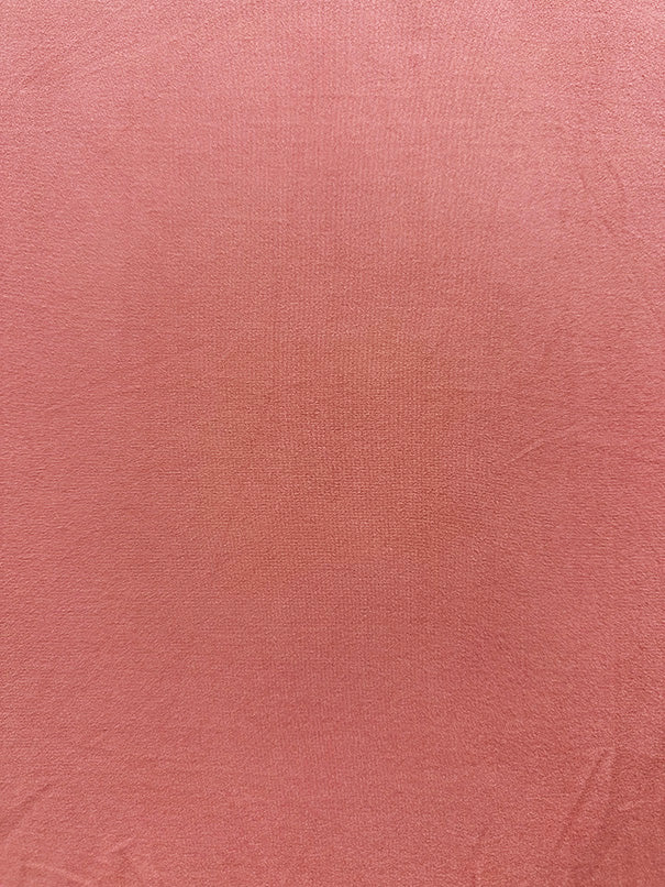 1 Yard Solid Carnation Pink Double Brushed Jersey Knit Fabric Soft Lightweight Stretch Material