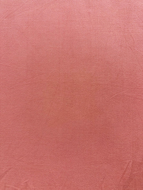 1 Yard Solid Carnation Pink Double Brushed Jersey Knit Fabric Soft Lightweight Stretch Material
