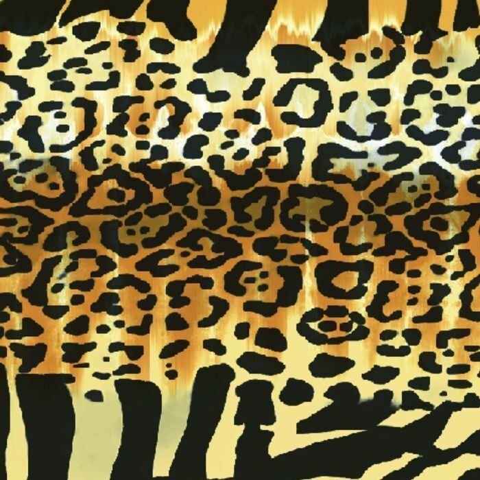 Printed Spandex Zebra Mix Safari