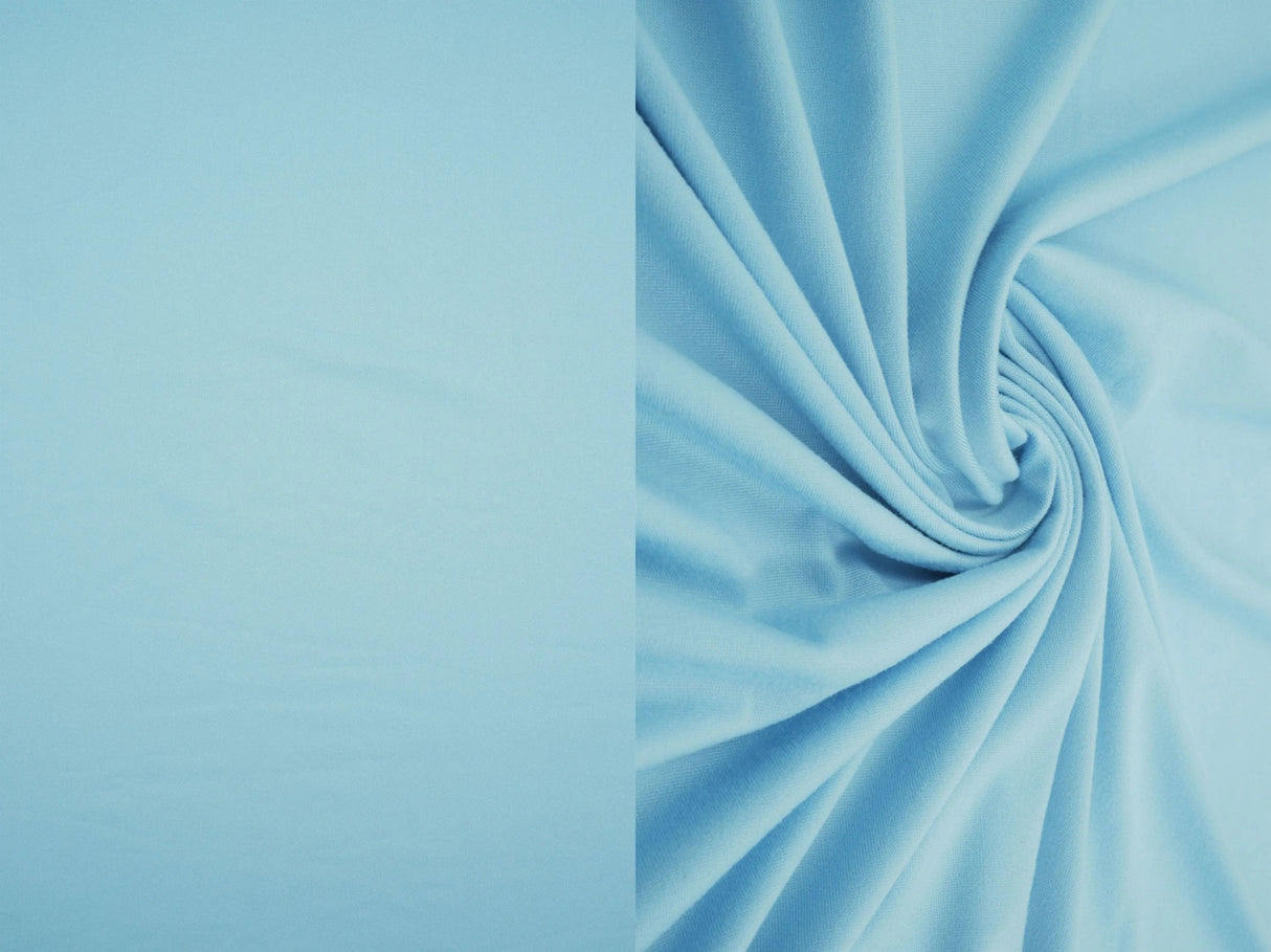 DTY Brushed Solid Knit Fabric, Soft Stretch Lightweight 58/60" Wide for Apparel and Crafts