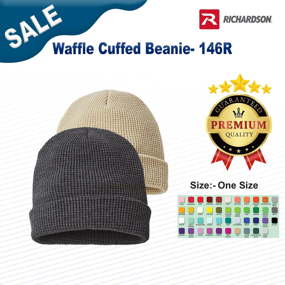 Richardson® Waffle Cuffed Beanie