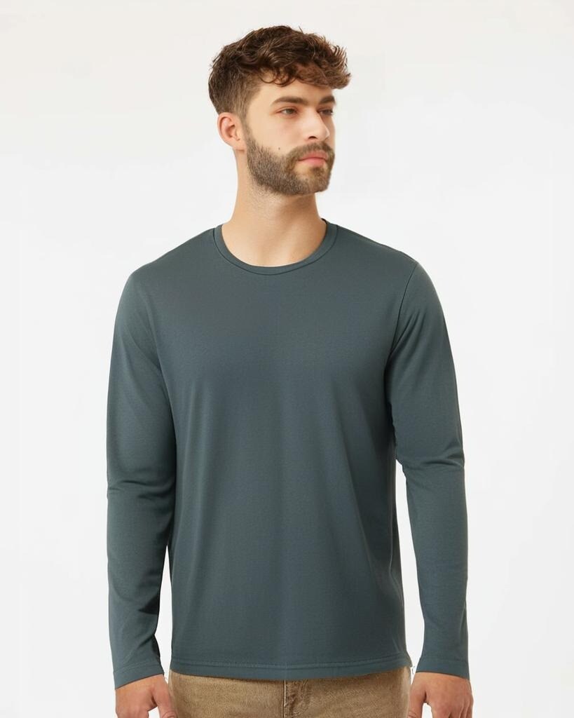 Next Level® Cotton Long Sleeve Crewneck T-Shirt