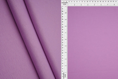 1 Yard Rib 2x1 Solid Knit Fabric, 54/56'' Wide Polyester Spandex Blend