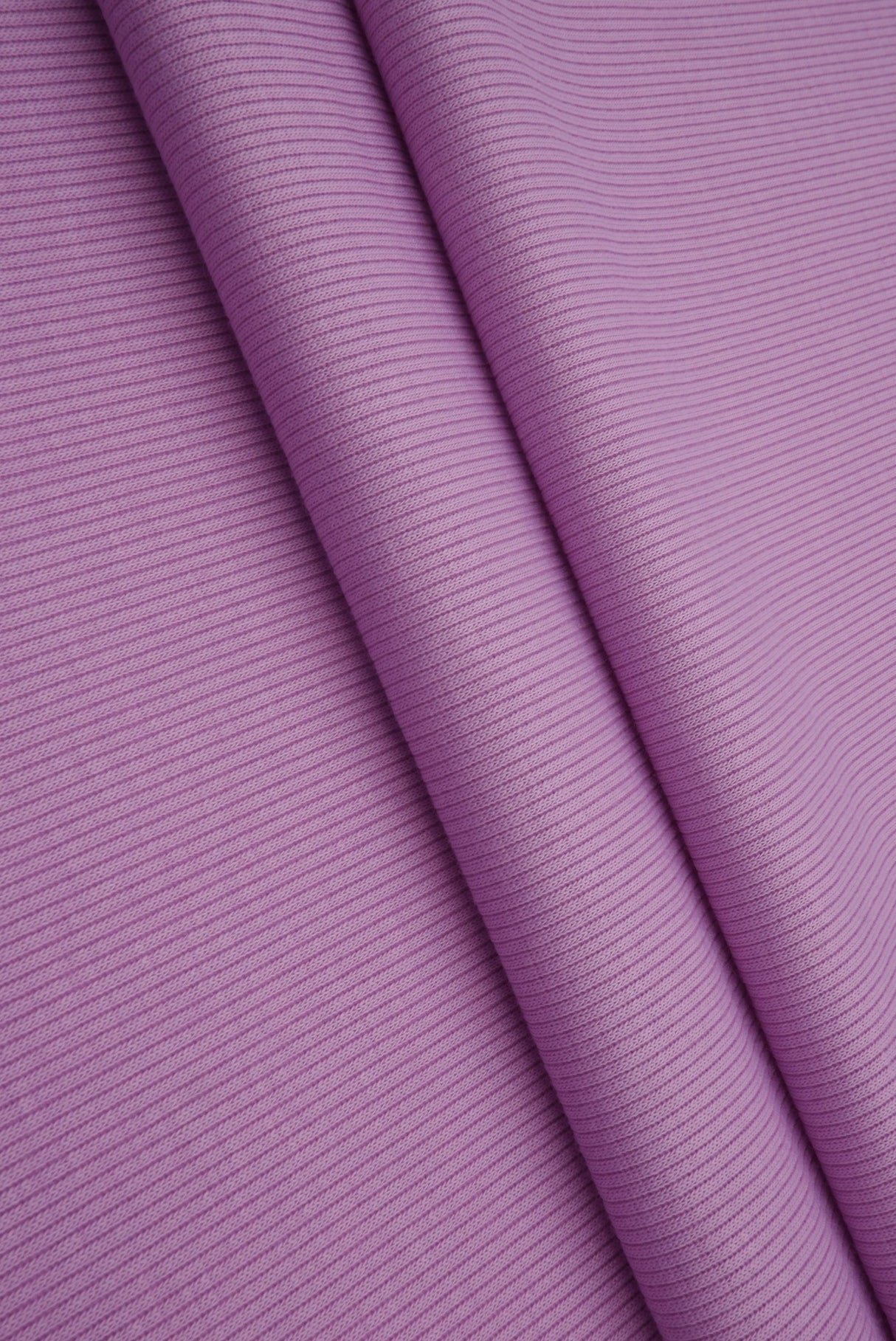 Rib Solid Stretch Knit Fabric
