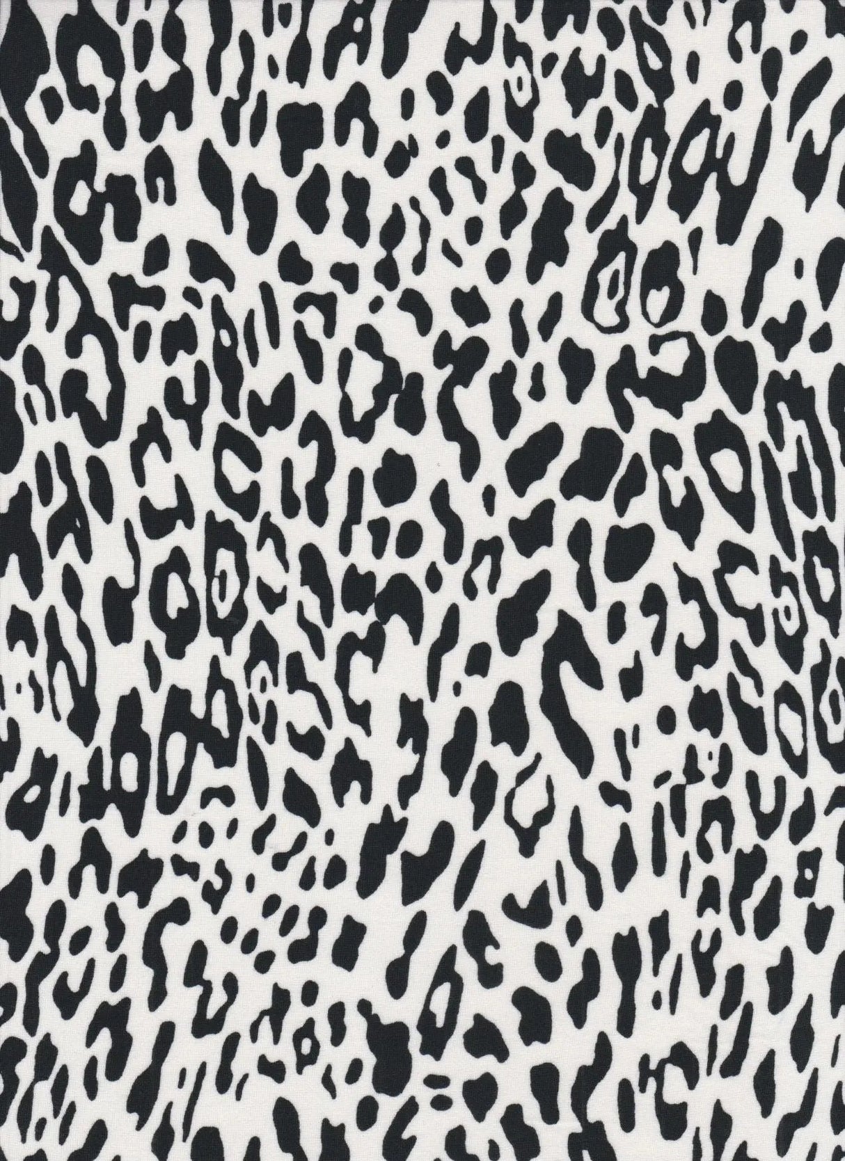 1 Yard DTY Brushed Animal Print Knit Fabric, 58/60? Wide Polyester Spandex Blend