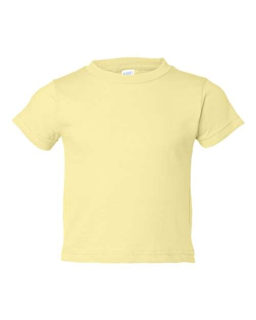 RADYAN® Toddler Cotton Jersey Crew Neck Short Sleeve Tee