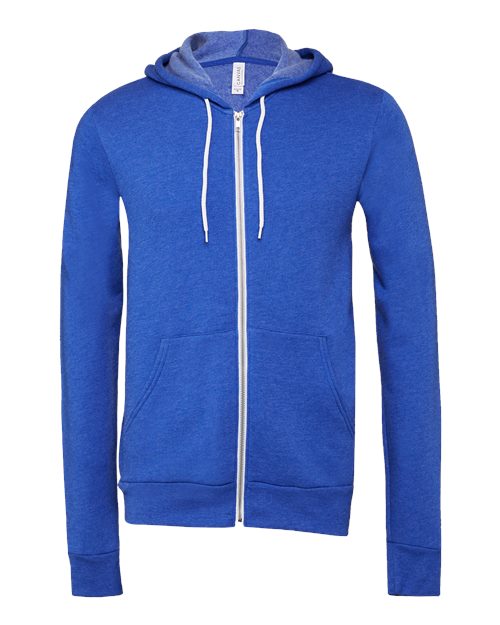 BELLA + CANVAS® Unisex Lightweight Sponge Fleece Zip-Up Hoodie - 3739
