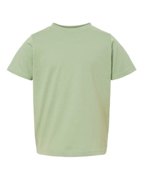 RADYAN® Toddler Crewneck Short Sleeve Fine Jersey Tee
