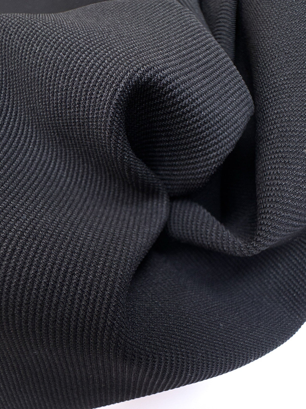 Black Polyamide Elastane Knit