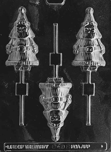 Crafty Full Santa Lolly Chocolate Mold