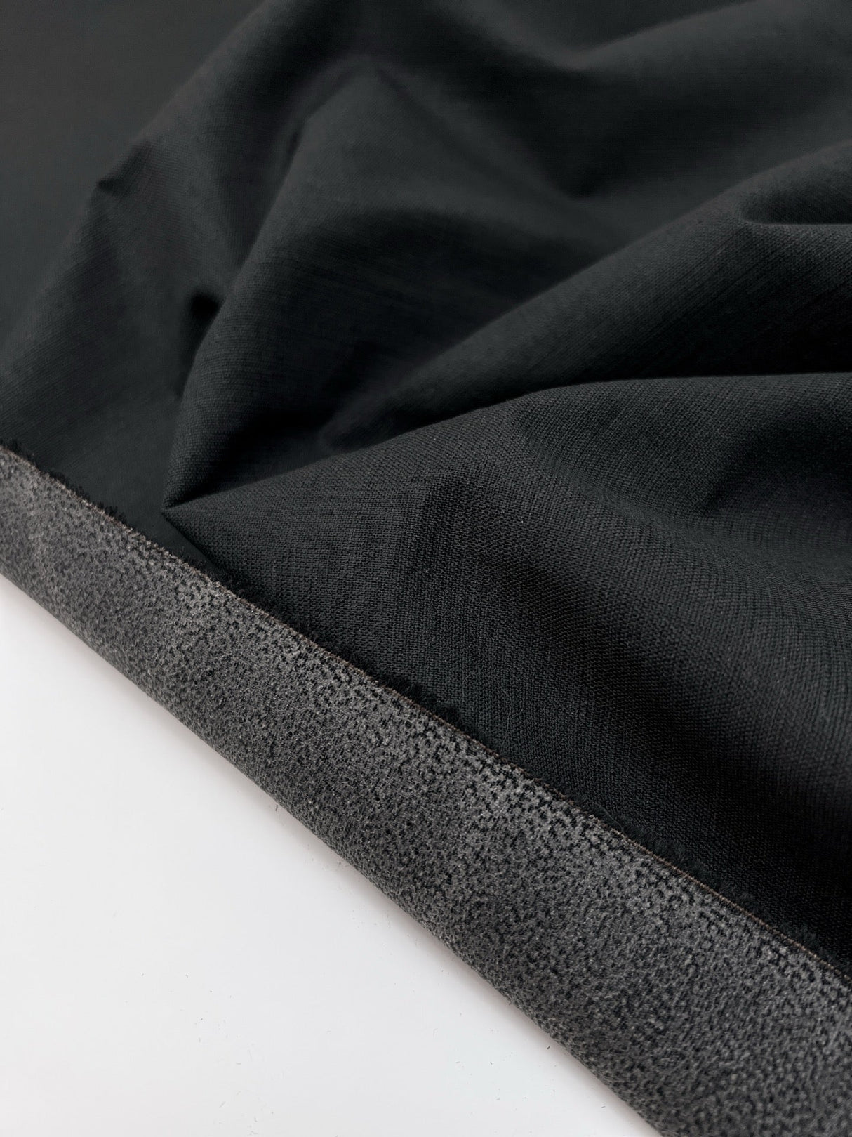 Black Cotton Interlining Fabric