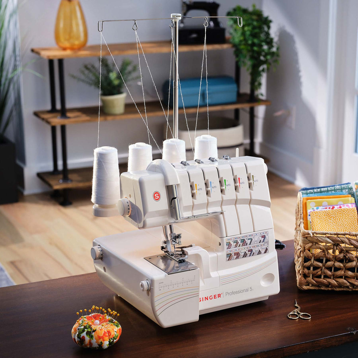 Serger Sewing Machine with Coverstitch