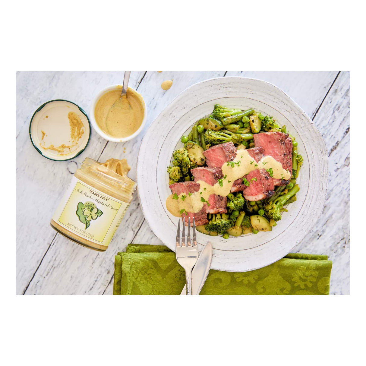 Trader Joe’s Aioli Garlic Mustard Sauce 9 Oz