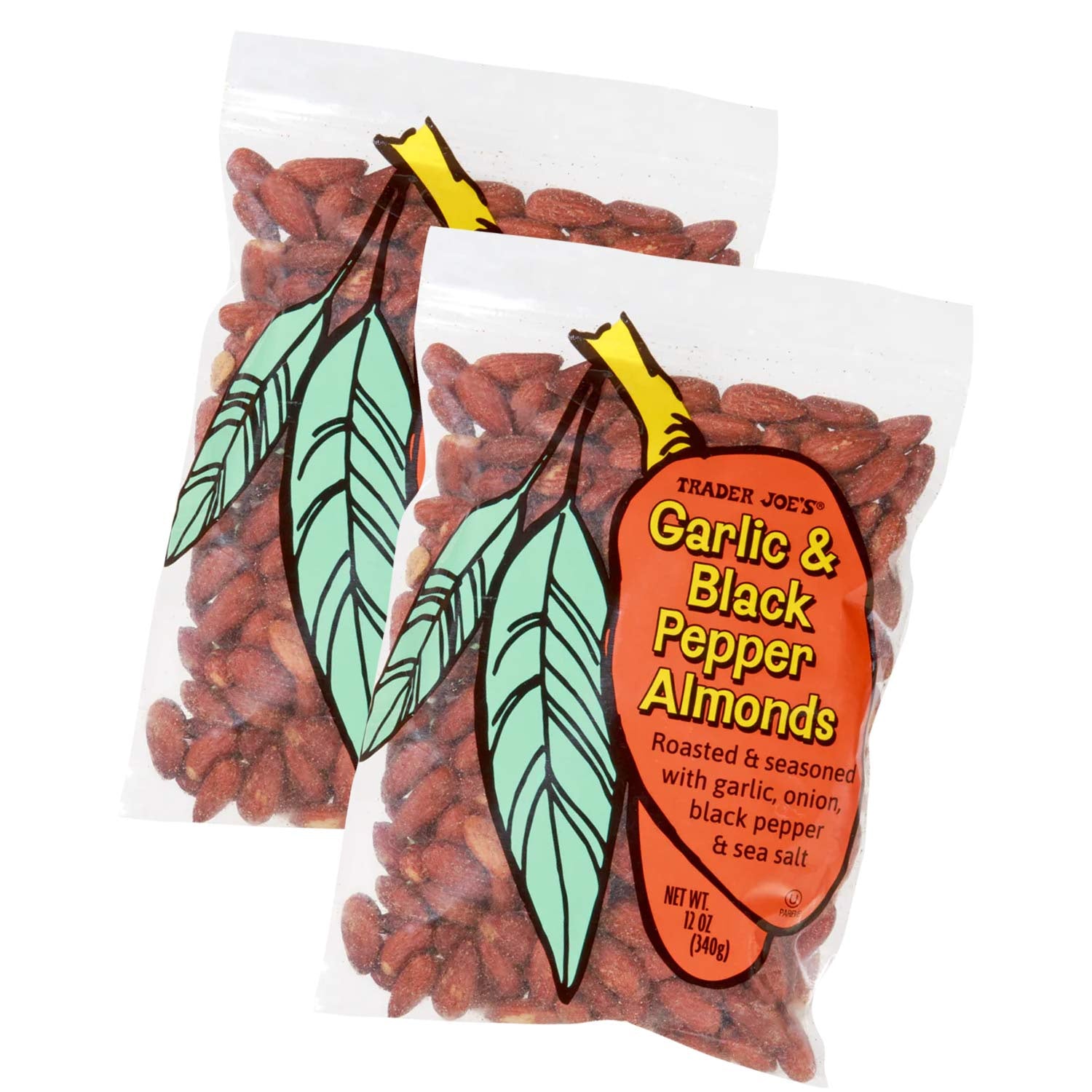 Garlic & Black Pepper Almonds 12 Oz