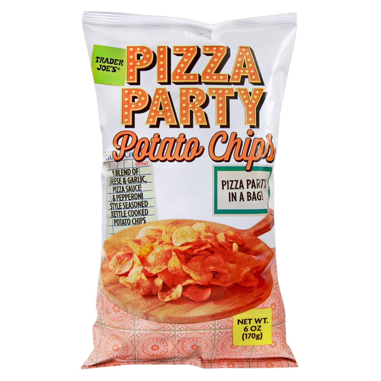 Pizza Party Potato Chips 6 oz