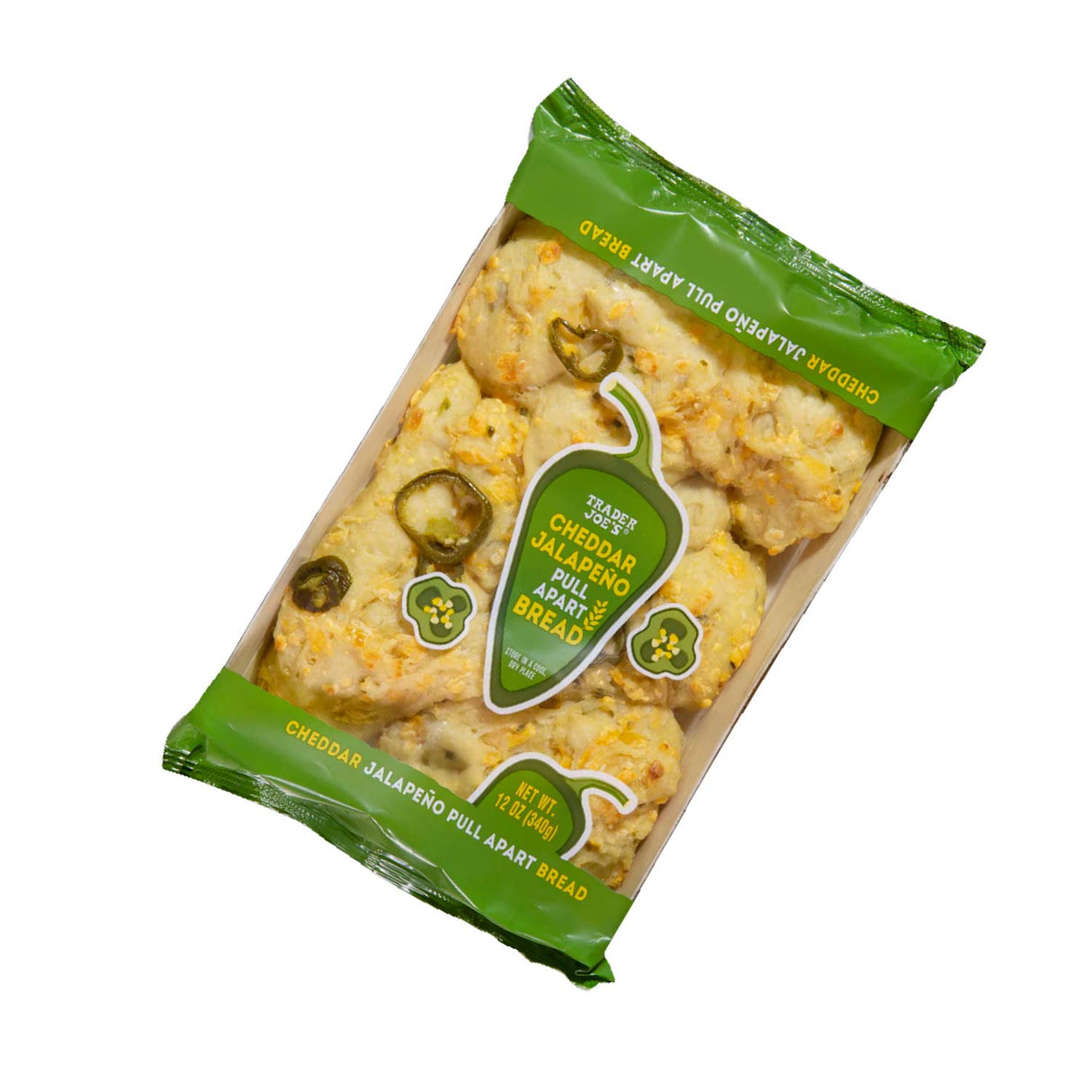Trader Joe’s Cheddar Jalapeño Pull Apart Bread 12 Oz