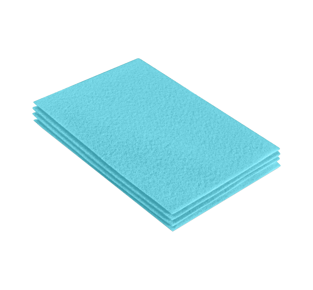 Acrylic Felt Fabric 9" x 12" Sheet Packs Baby Blue